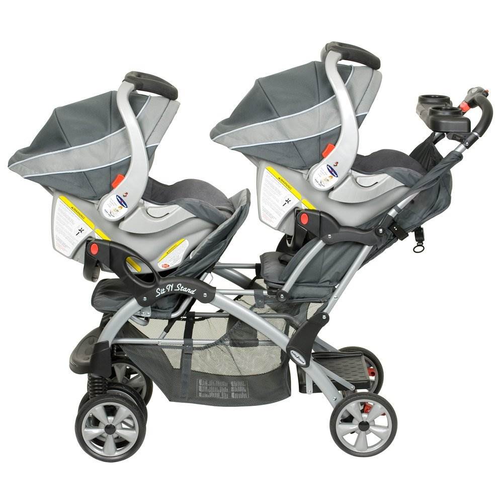 Baby Trend Sit N Stand Double Twin Baby Toddler Stroller - SS76052 - Open Box