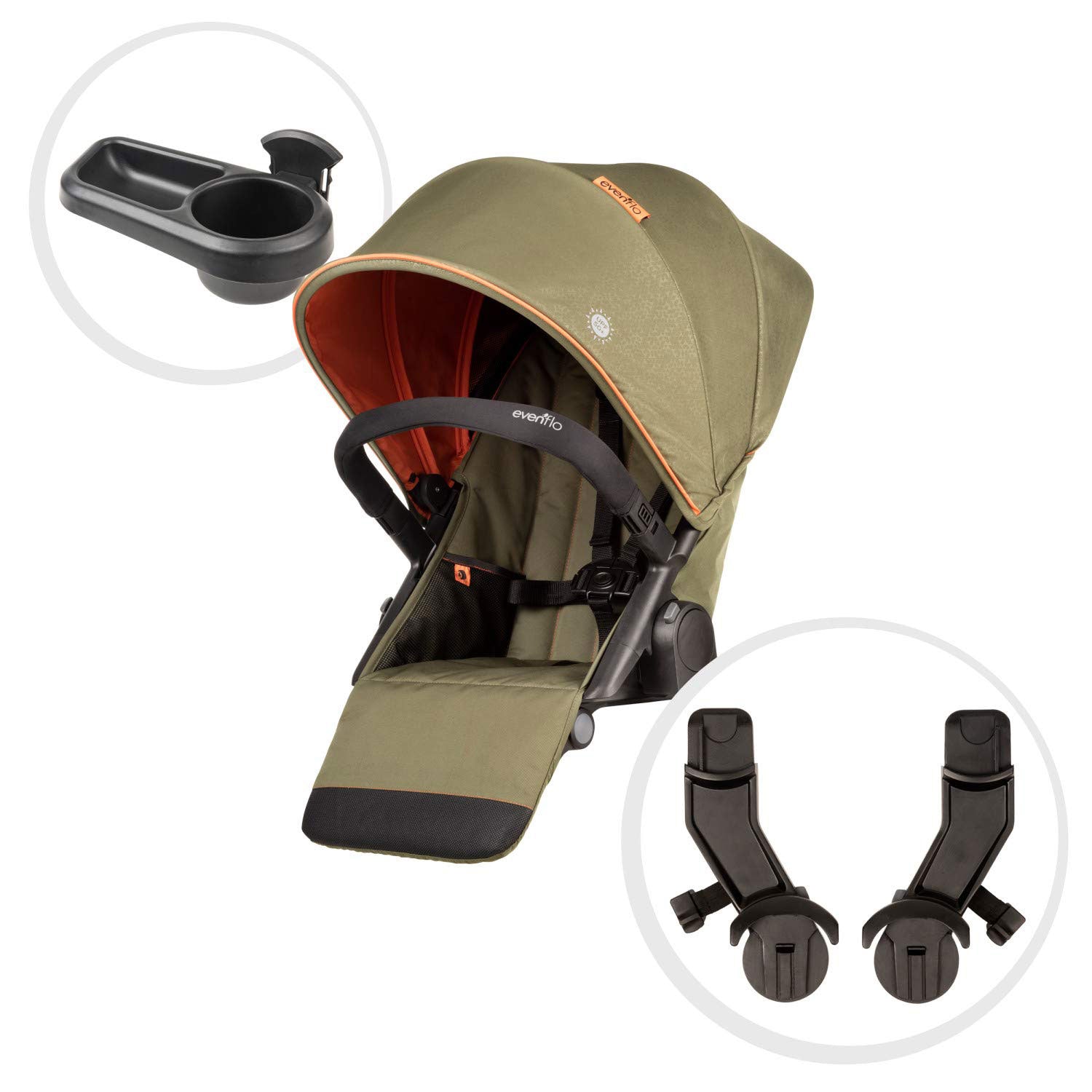 Second Seat for Pivot Xplore Stroller or Travel System, Gypsy (Open Box) - VMInnovations