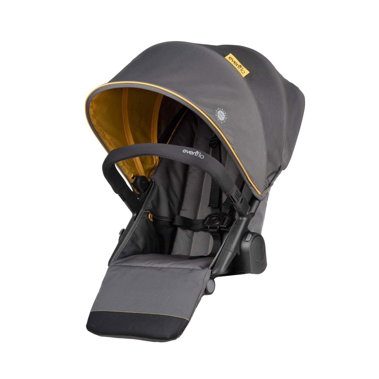 Evenflo 63012343 Second Seat for Pivot Xplore Stroller or Travel System, Gray - VMInnovations
