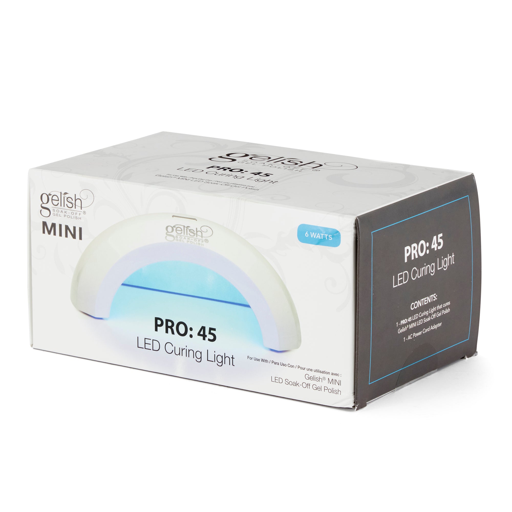 Gelish Mini Pro 45 Second LED Curing Gel Soak Nail Polish Light Lamp - Open Box - VMInnovations