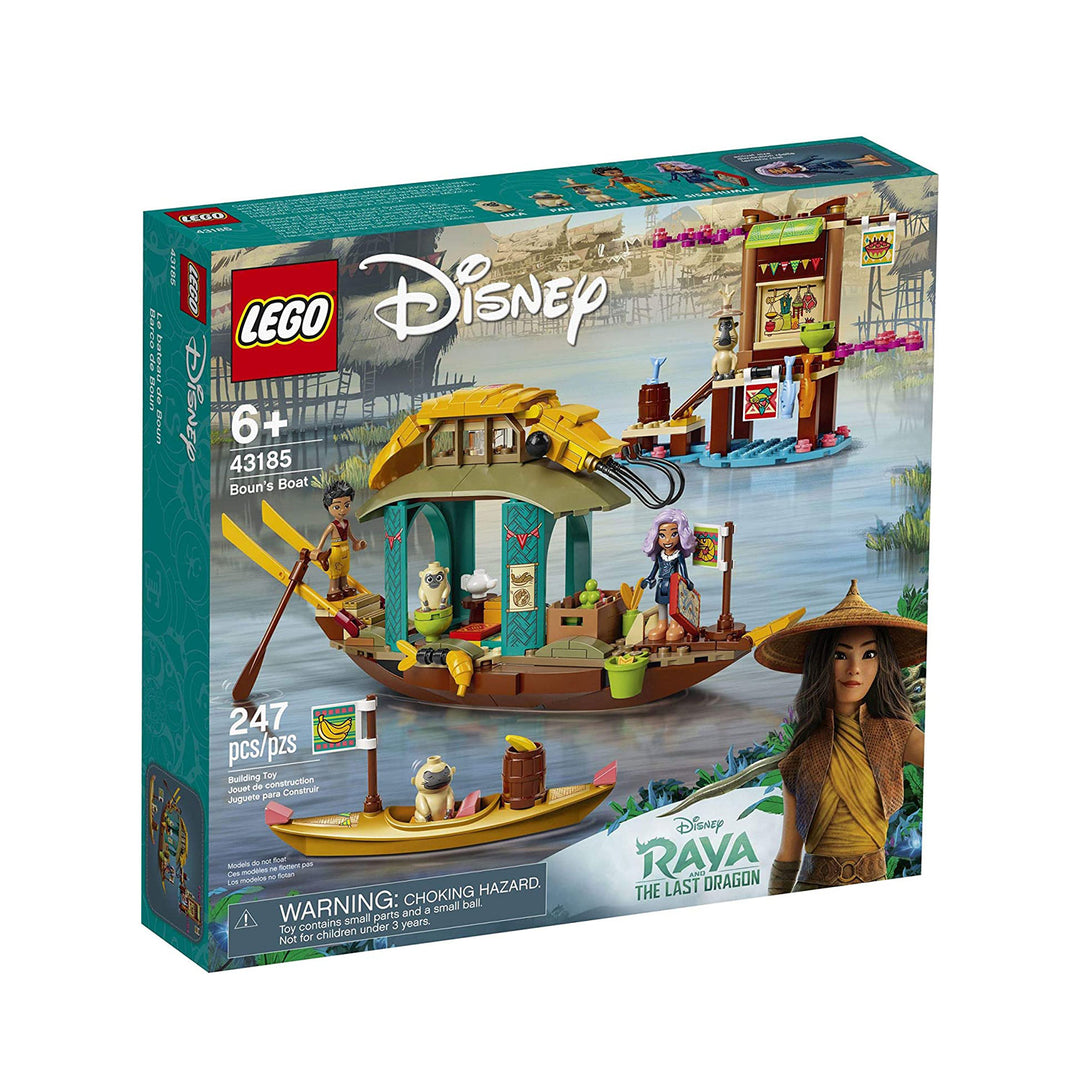 LEGO Disney's Raya Boun’s Boat Imaginative Toy Building Kit, for Ages 6 and Up - VMInnovations