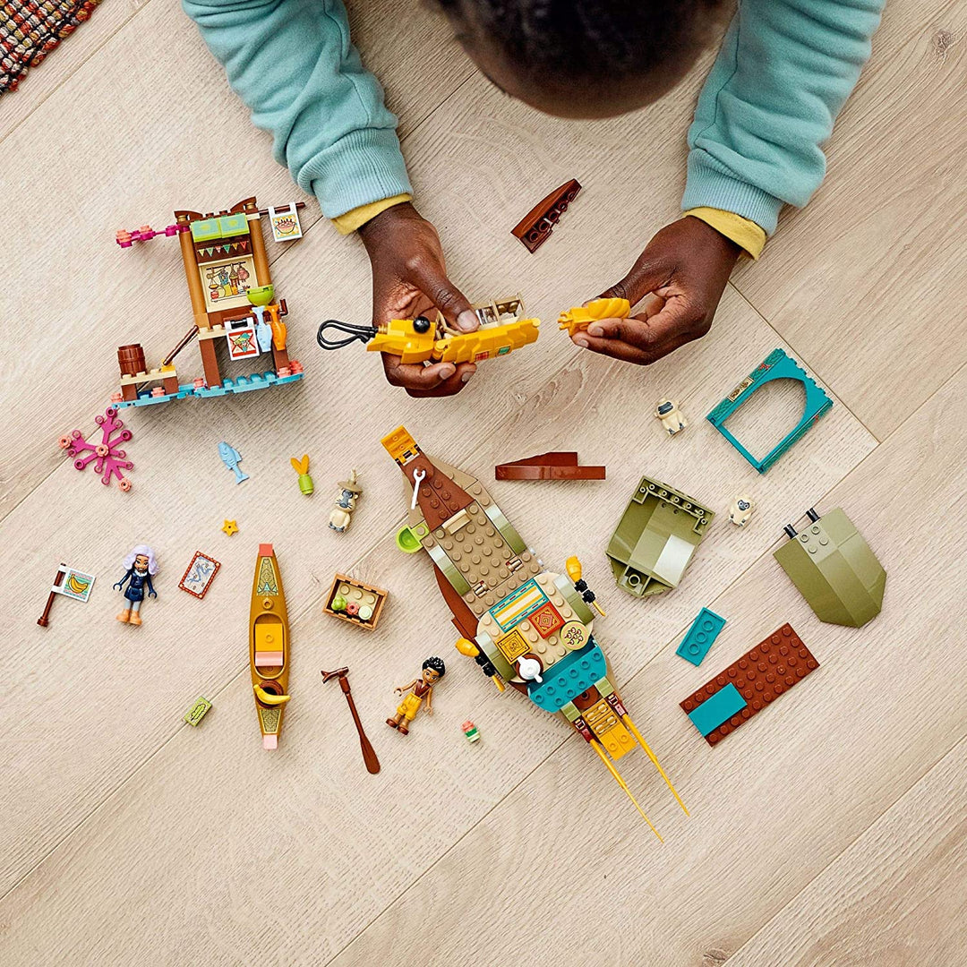 LEGO Disney's Raya Boun’s Boat Imaginative Toy Building Kit, for Ages 6 and Up - VMInnovations