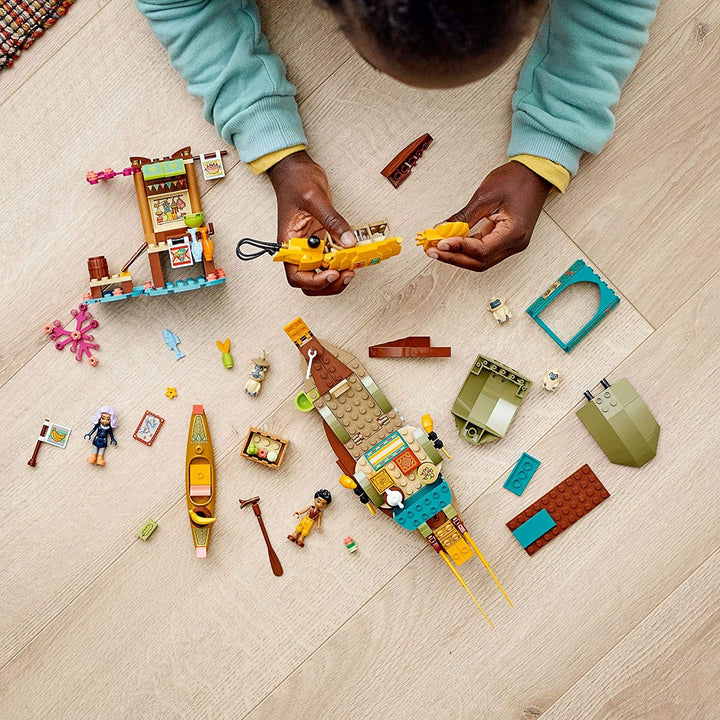 LEGO Disney's Raya Boun’s Boat Imaginative Toy Building Kit, for Ages 6 and Up - VMInnovations