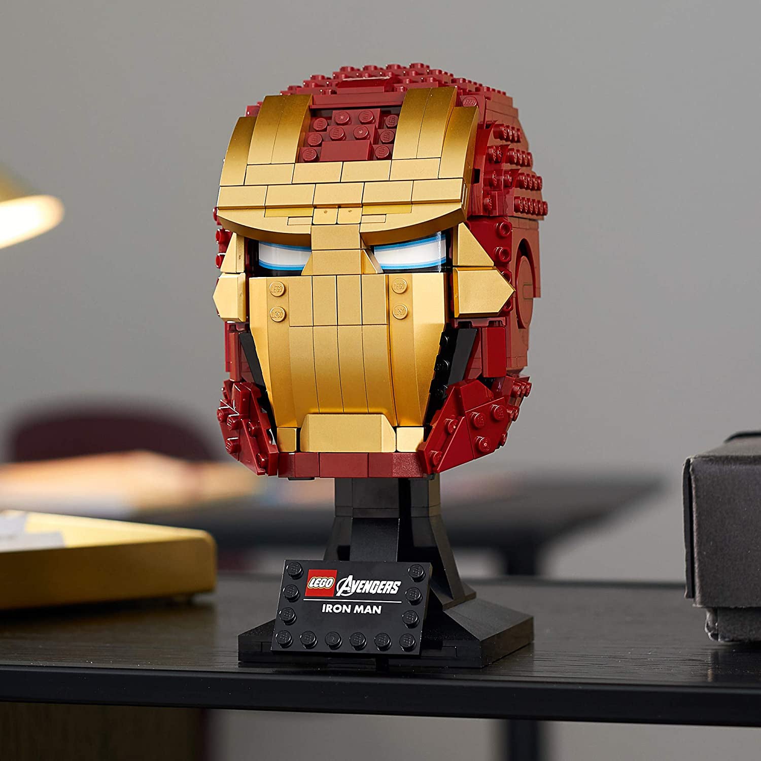 LEGO Avengers 76165 Iron Man Helmet Collectible Block Building Set (480 Pieces)