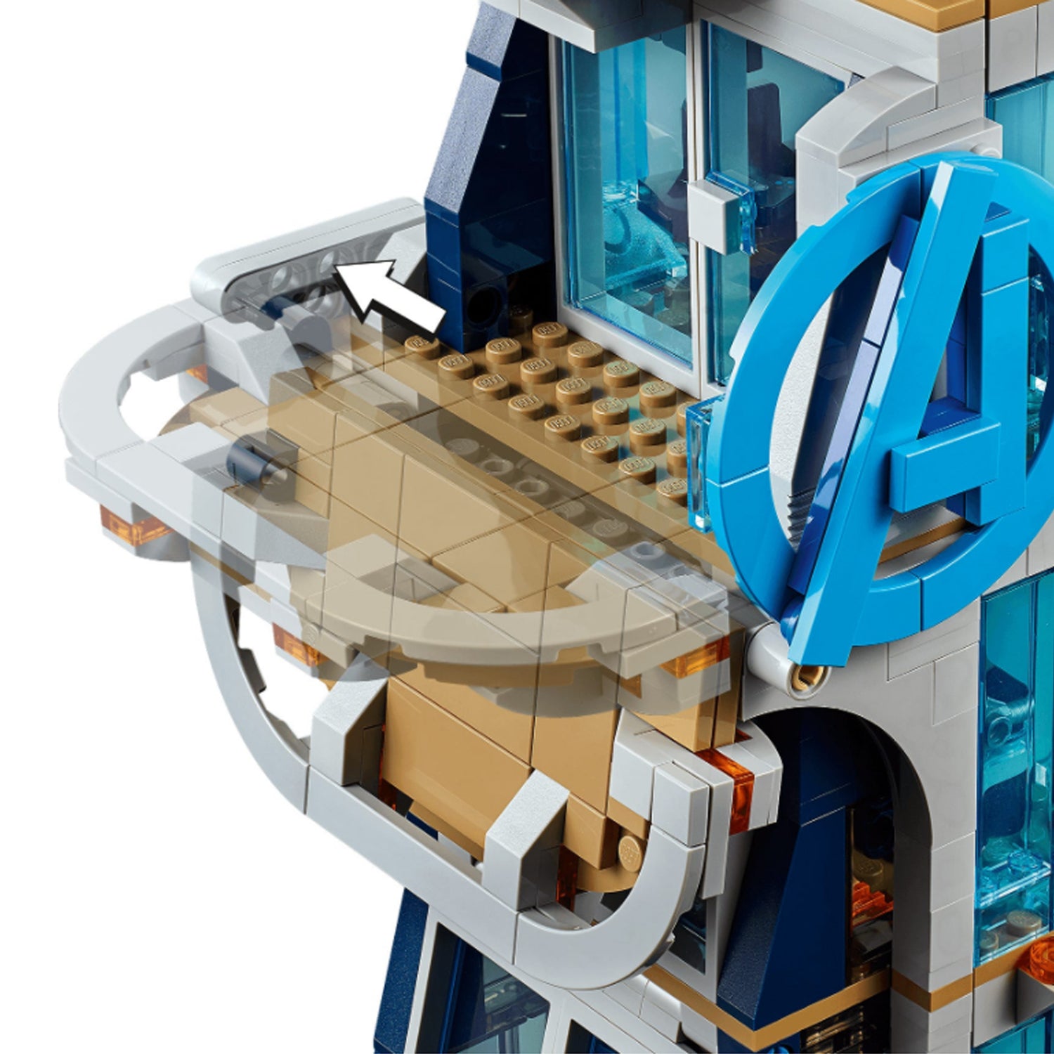 LEGO Marvel 76166 Avengers Tower Battle 5 Level Building Set with 7 Minifigures