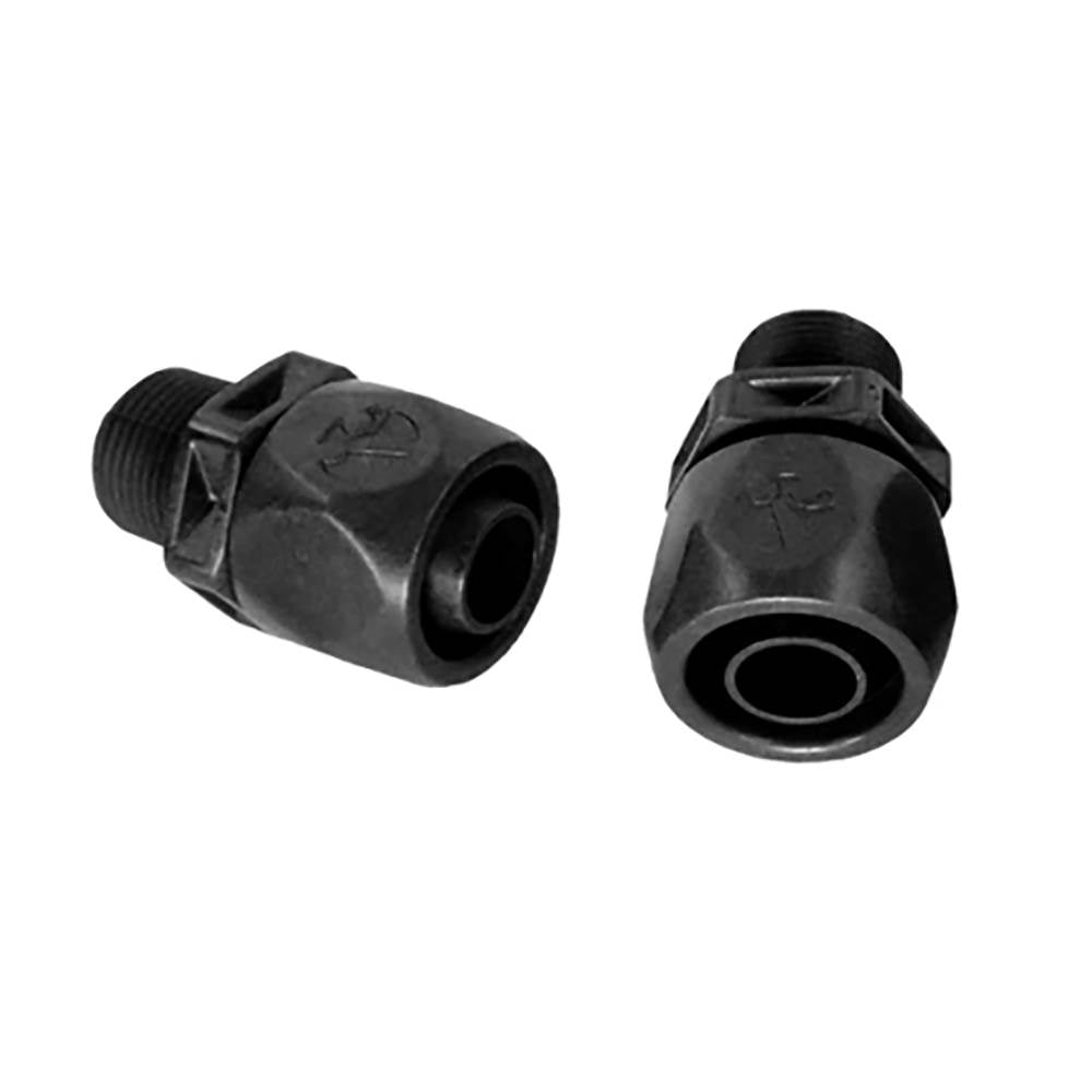 Polaris Pool Black Softube Quick Connect Booster Pump Fitting, 4-Pack (Open Box)