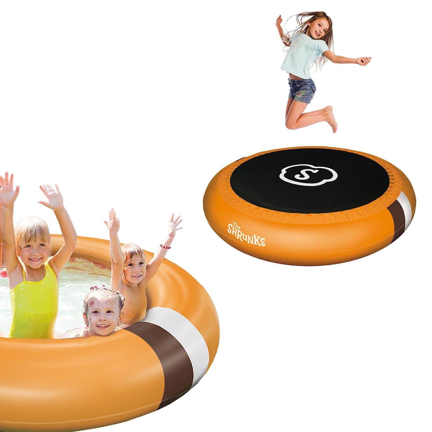 Shrunks Inflatable Outdoor Infant Toddler 2-in-1 Trampoline Pool (Open Box)