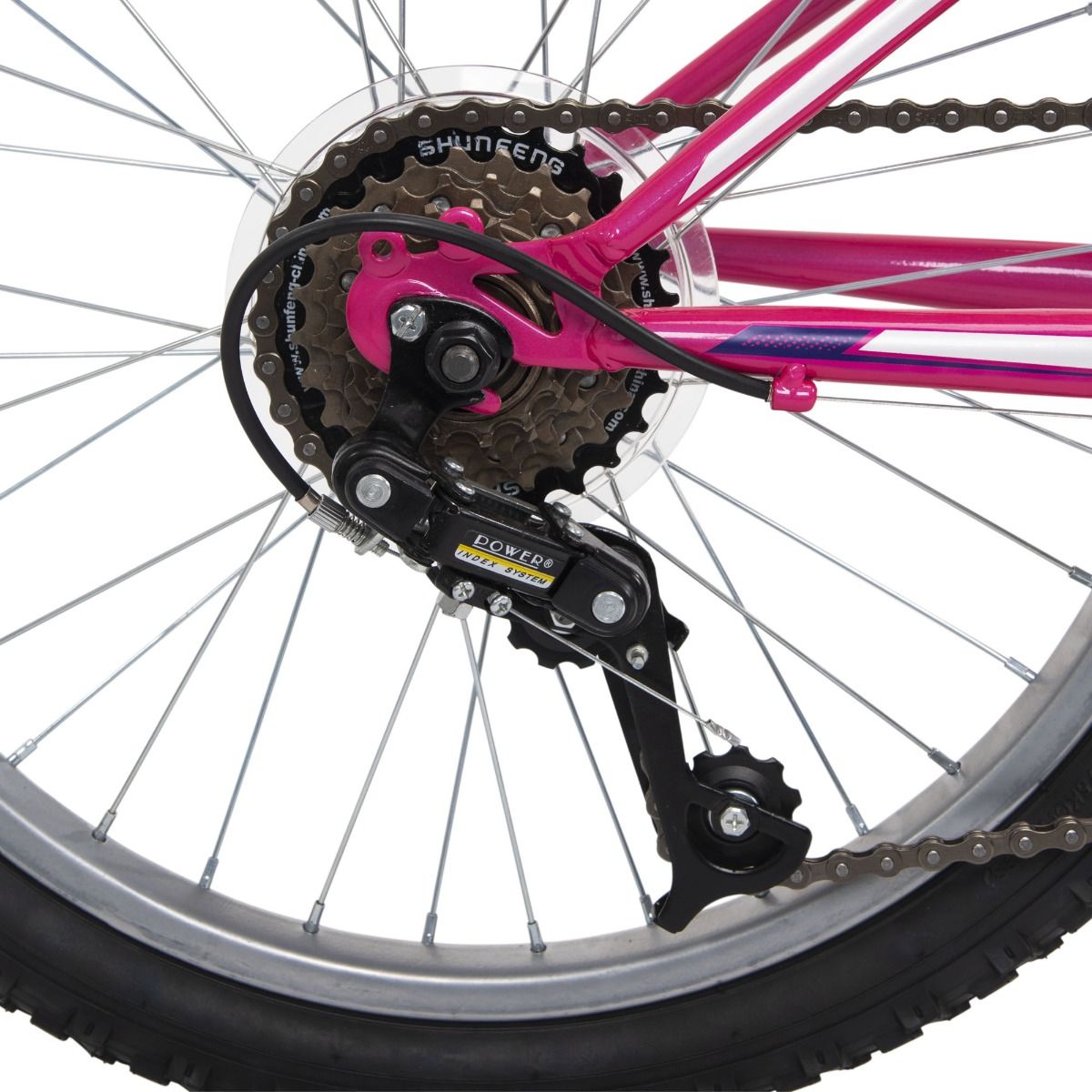 Huffy 20 Inch Steel Hardtail Frame Girl's 5 Speed Mountain Bike (Open Box)