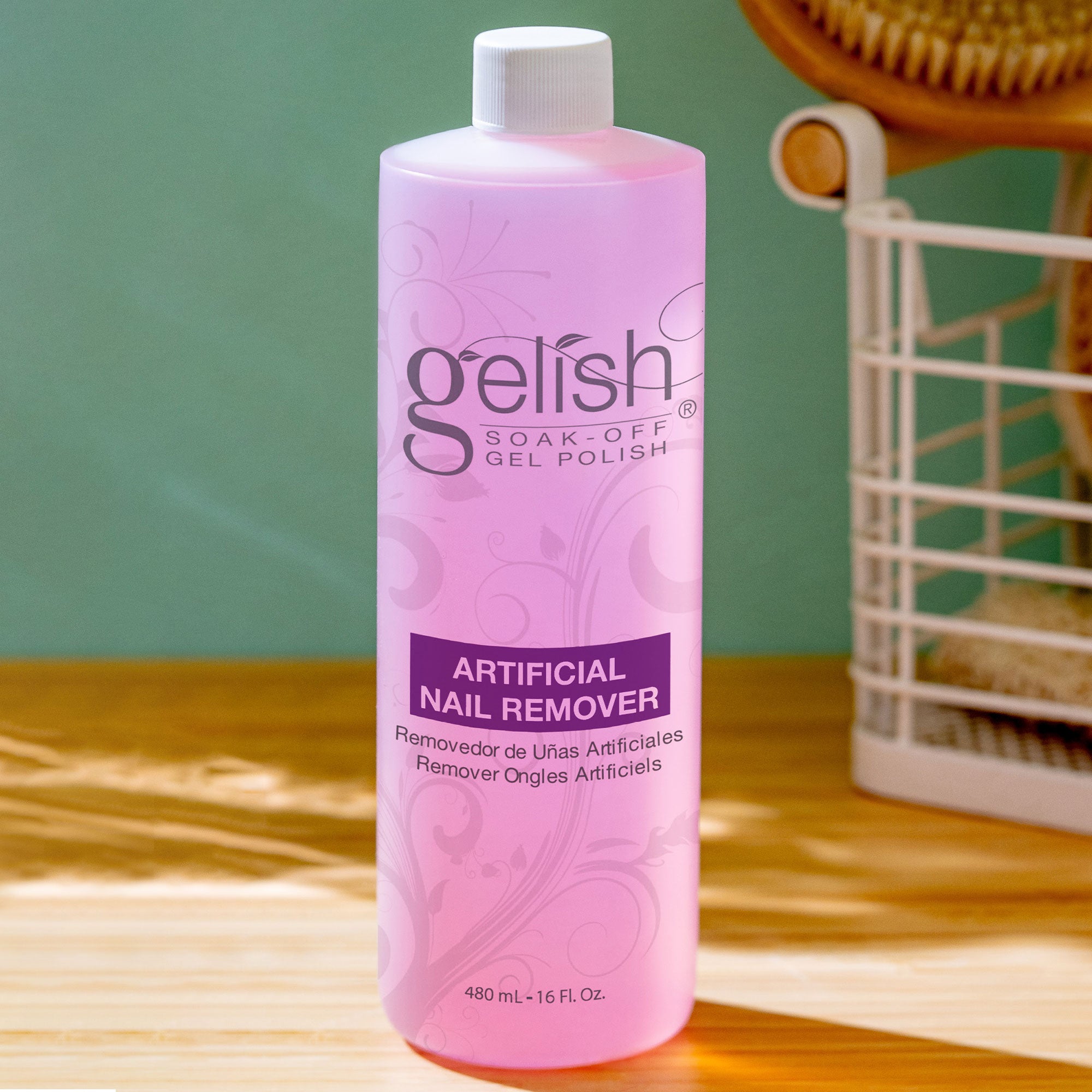Gelish Artificial Nail and Soak Off Gel Polish Remover Refill 480mL, 16 Fl Oz - VMInnovations