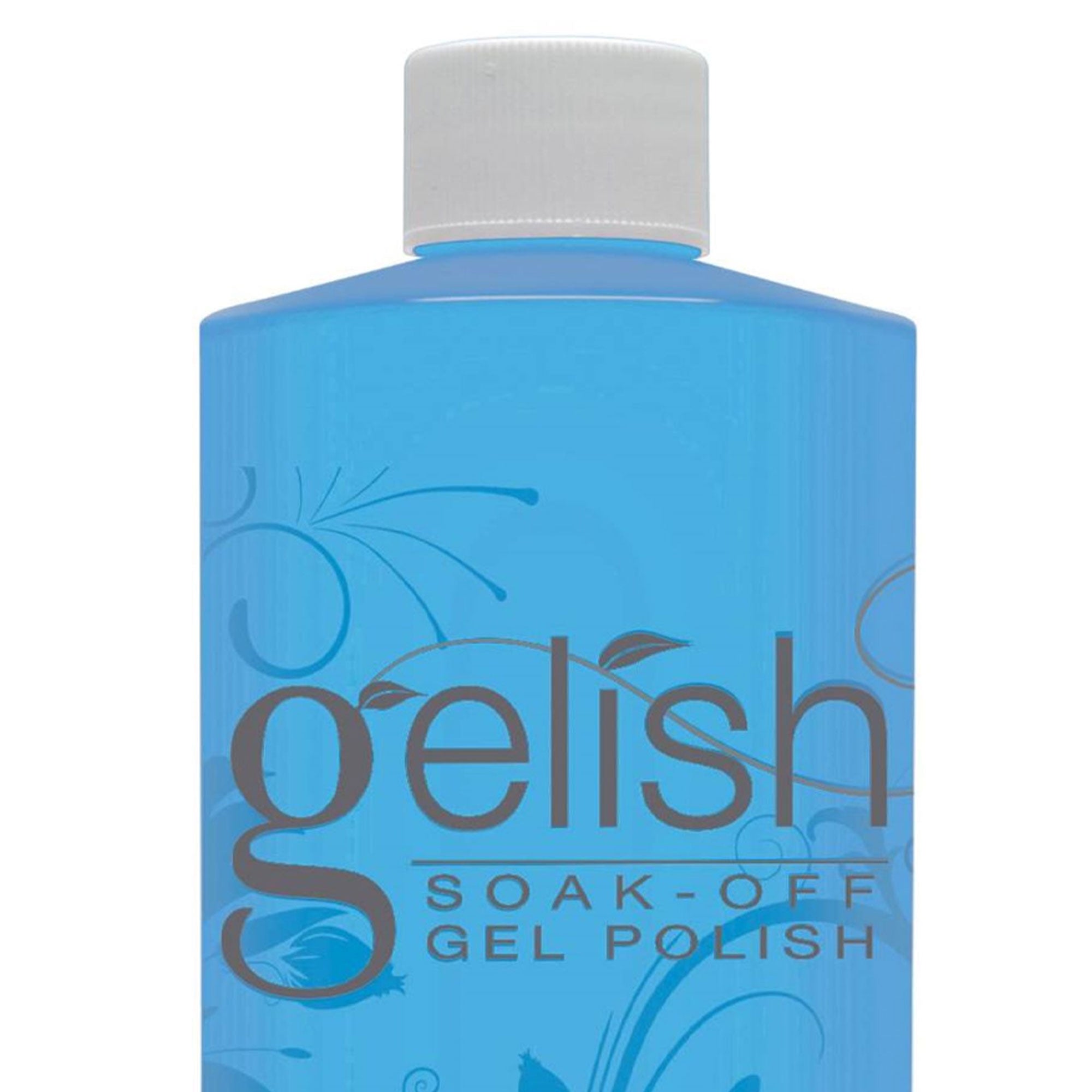 Gelish Nail Soak Off Surface Gel UV Top Coat Cleanser Bottle 480mL (16fl oz)