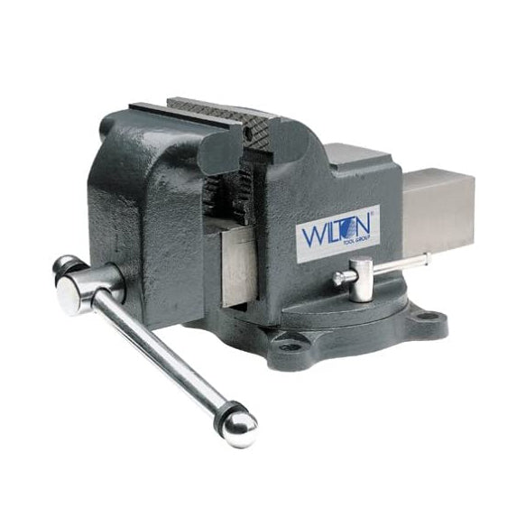 Wilton Tools 4" Wide 4" Jaw Opening Steel Swivel Base Mechanics Vise (Used) - VMInnovations