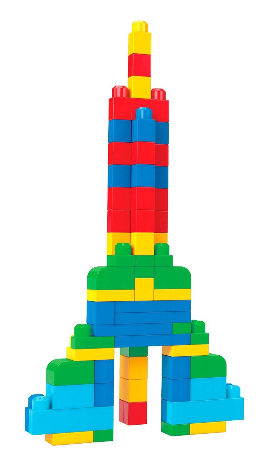 Mega Bloks First Builders Big Building Bag 80-Piece (Classic) - DCH63 - Open Bag