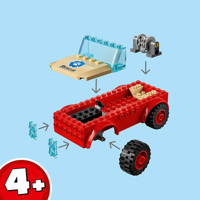 LEGO City Wildlife Rescue Off Roader Kid's Interactive Building Kit, Ages 4 & Up