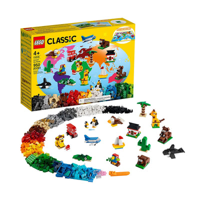 LEGO Classic Around The World Kid's Playtime Building Kit, for Ages 4 and Up