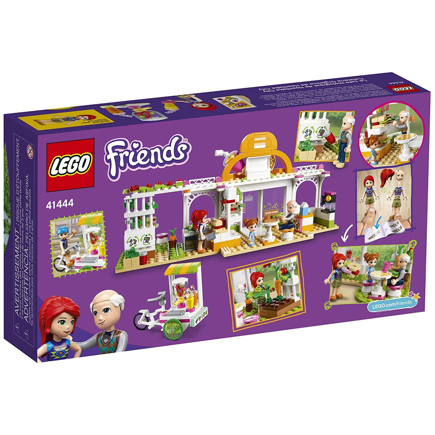 LEGO Heartlake City Organic Cafe 314 Piece Block Building Play Set for Kids 6+