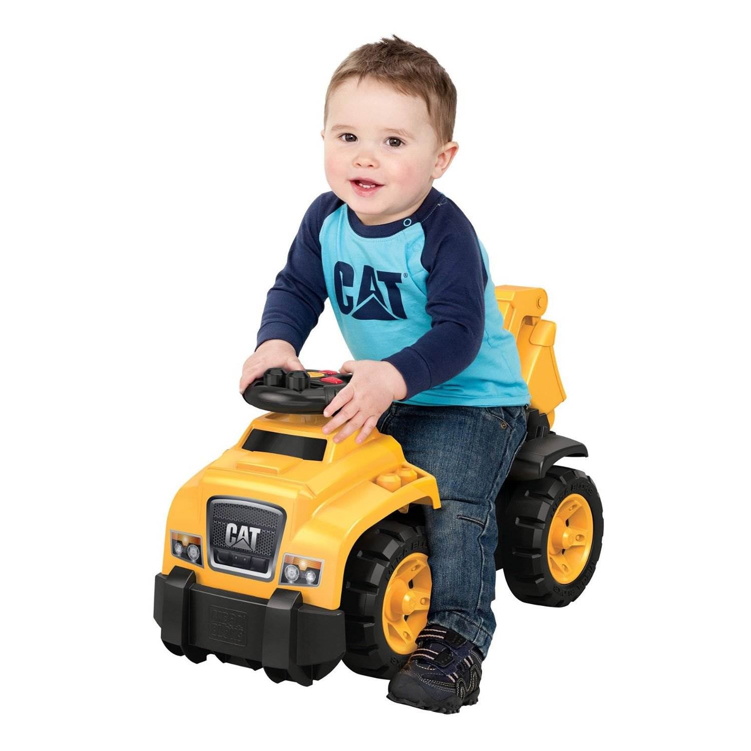 Mega Bloks Yellow Caterpillar 3-in-1 Toddler Ride On | DCH13 (Open Box)