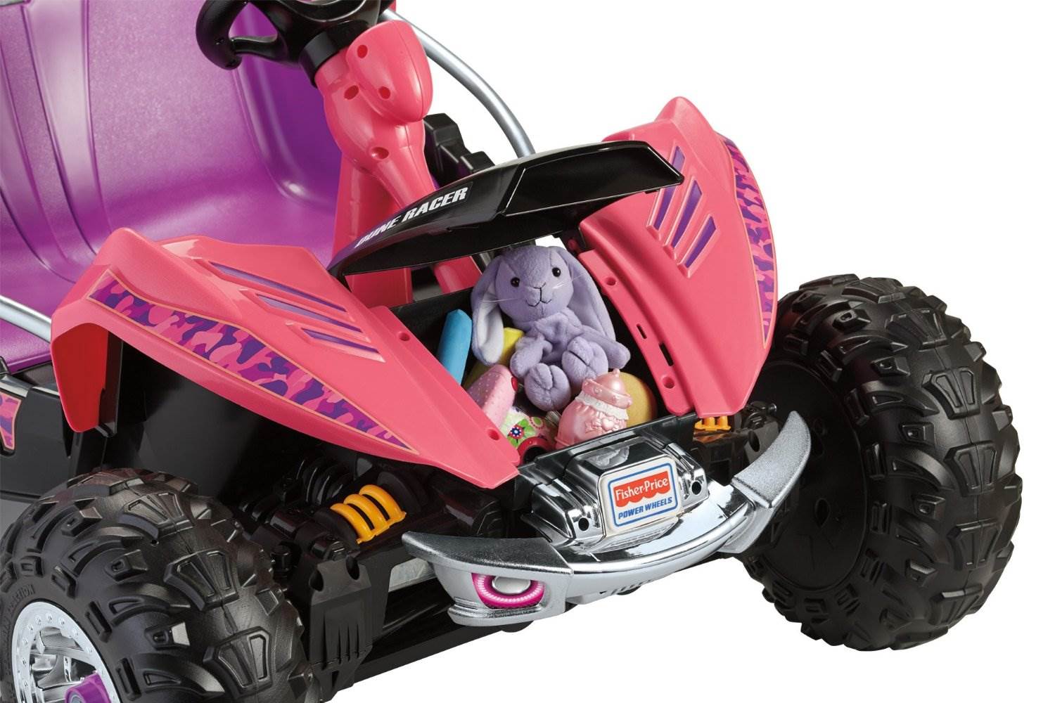Fisher Price Girls Power Wheel Dune Racer 12V ATV Electric Ride-On | BCK89