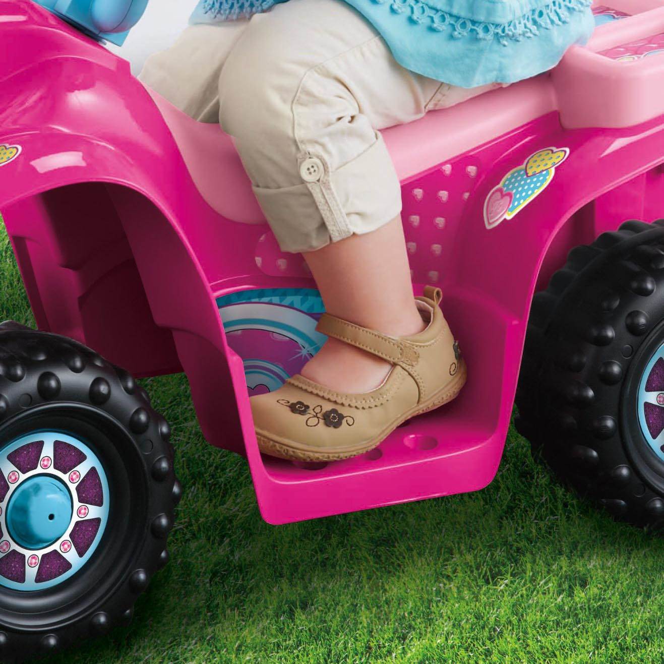 Fisher-Price Power Wheels Barbie Lil' Quad ATV Electric Ride-On (Open Box)
