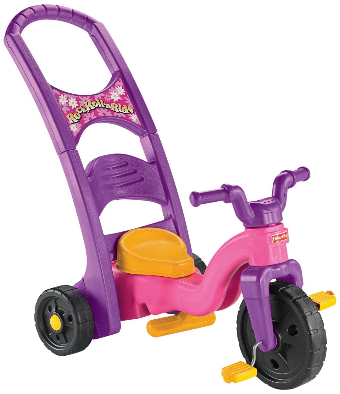 Fisher Price Rock Roll' n Ride Ride-On Girls Trike/Tricycle Pink (Open Box)