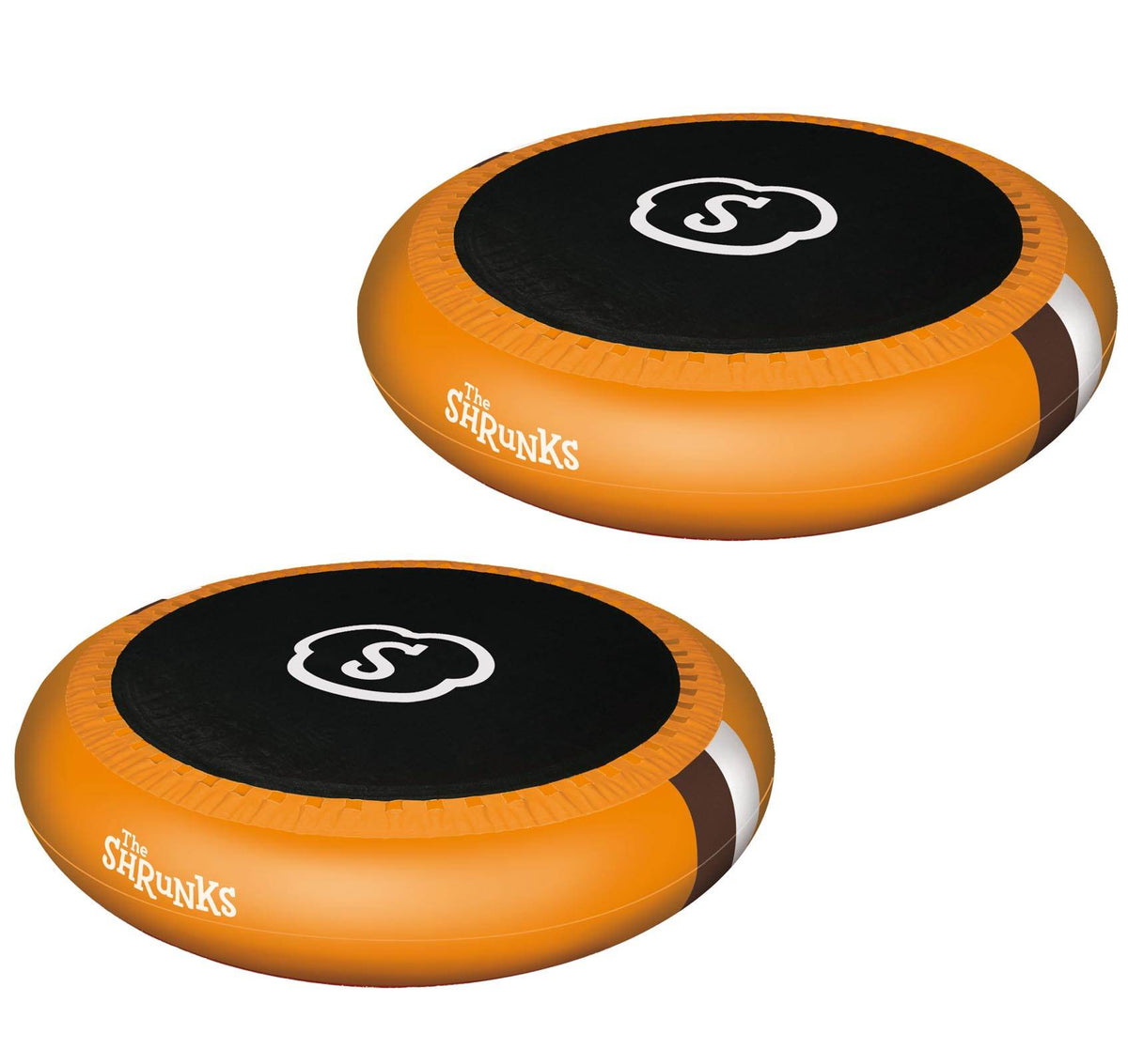 Shrunks Inflatable 2-in-1 Sturdy Portable Trampoline and Pool for Kids (2 Pack)