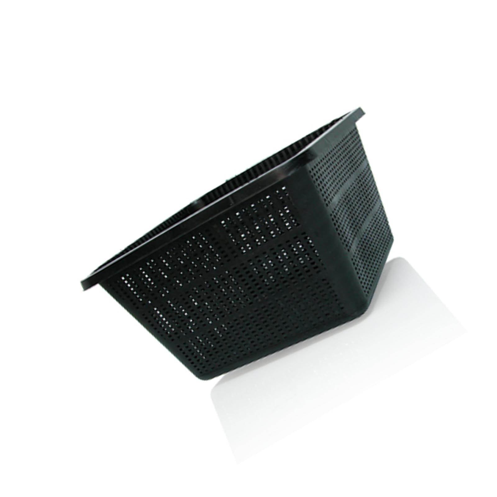 (24) Active Aqua 9" x 9" Square Garden Pot Basket Containers HG9SQBK (Open Box)