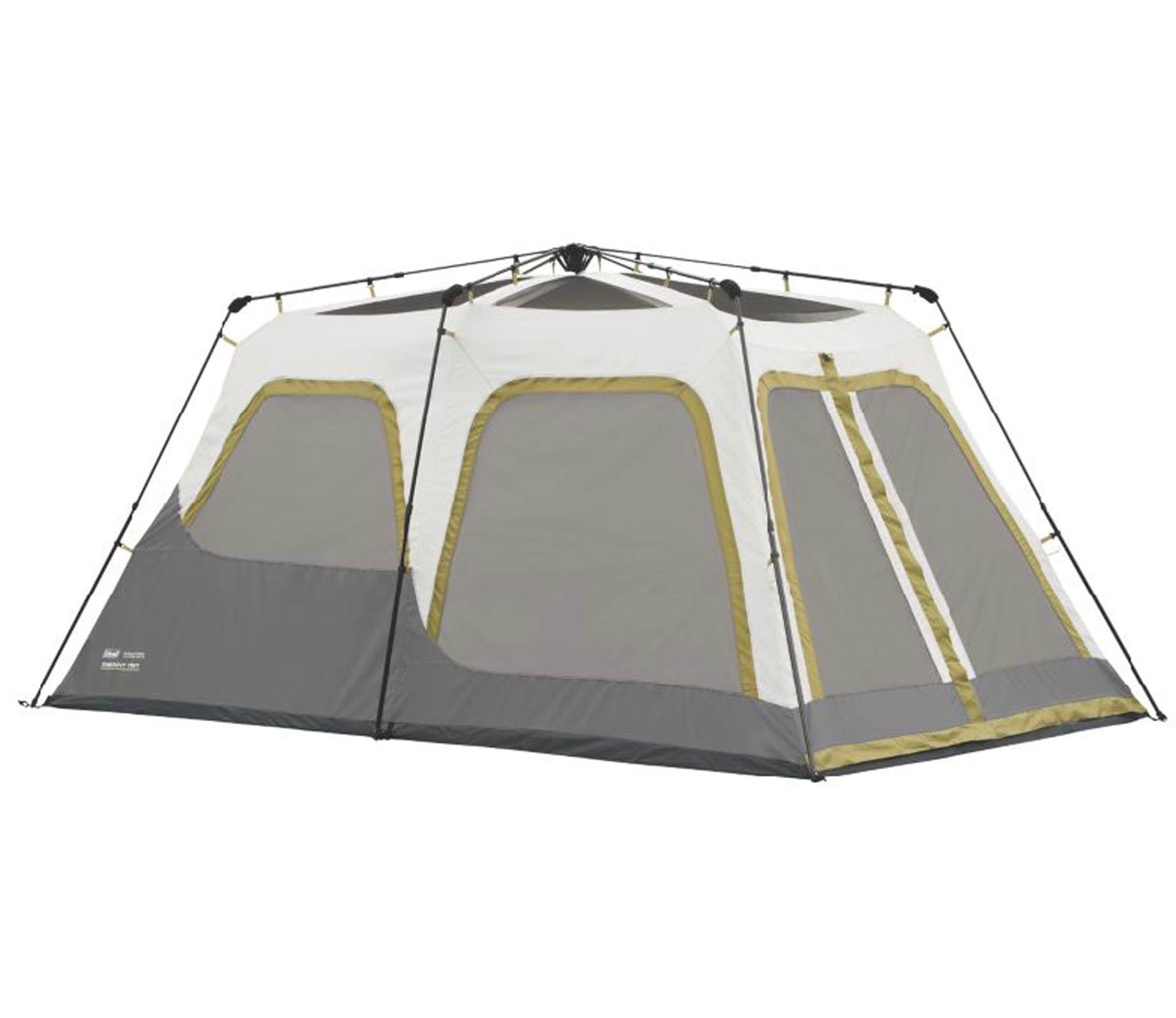 Coleman Signature 8 Person 2 Room Camping Instant Cabin Tent 14 x 8' (Open Box)