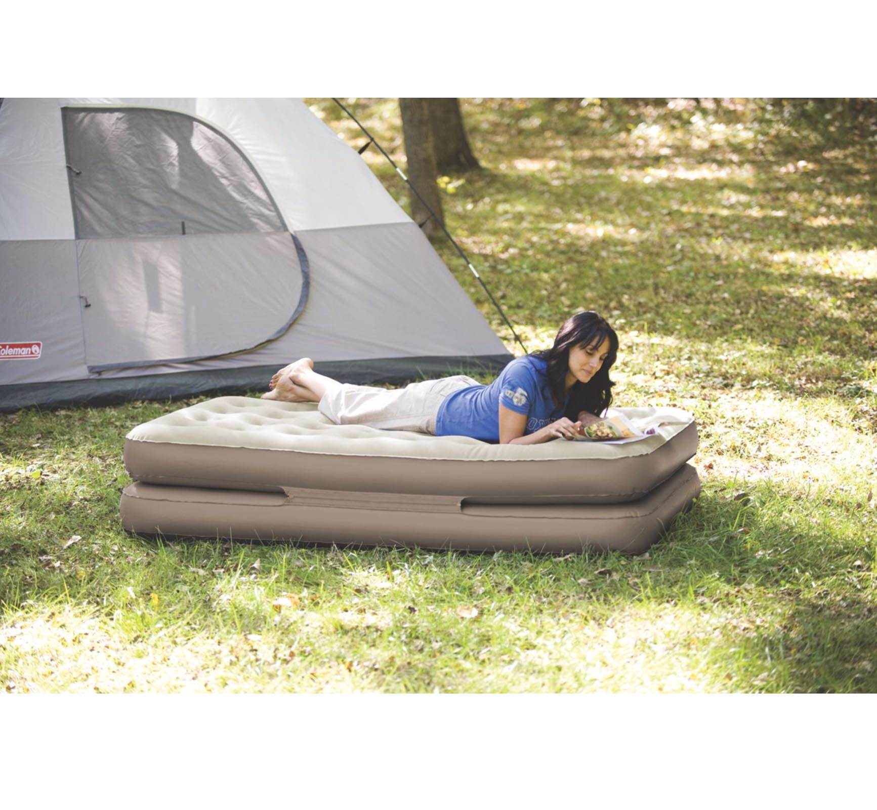 COLEMAN Premium 5-in-1 Twin/King PVC Quickbed Airbed Mattress (Open Box)