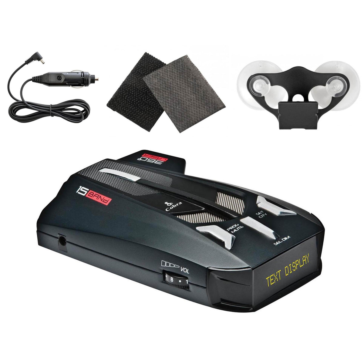 COBRA XRS-9770 PRO High Performance 15 Band Police Cop Radar Laser Detector