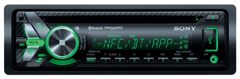 Sony MEX-GS610BT Car CD/MP3 Radio Bluetooth iPhone In Dash Audio Receiver Unit