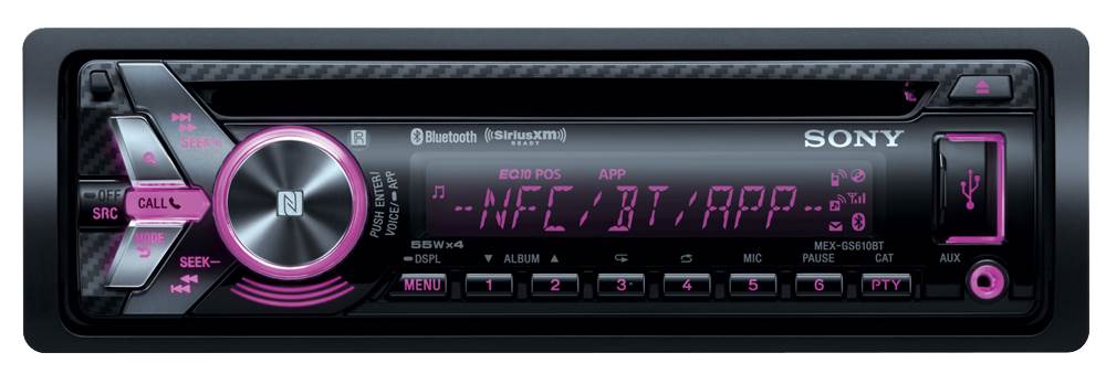 Sony MEX-GS610BT Car CD/MP3 Radio Bluetooth iPhone In Dash Audio Receiver Unit