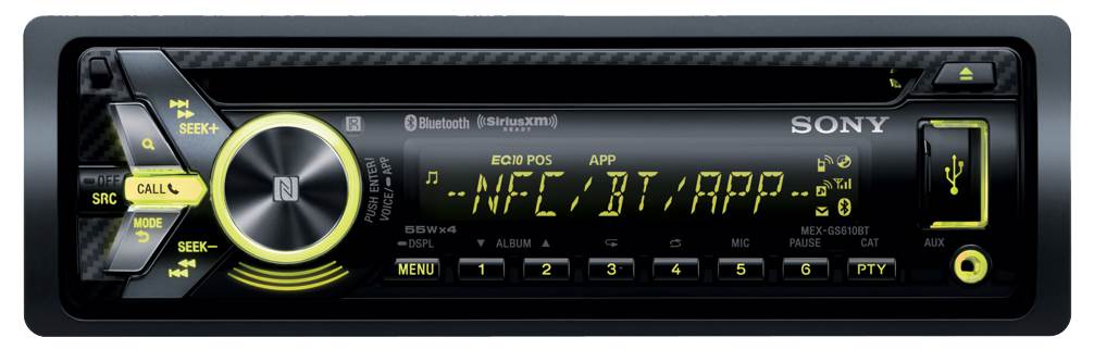 Sony MEX-GS610BT Car CD/MP3 Radio Bluetooth iPhone In Dash Audio Receiver Unit