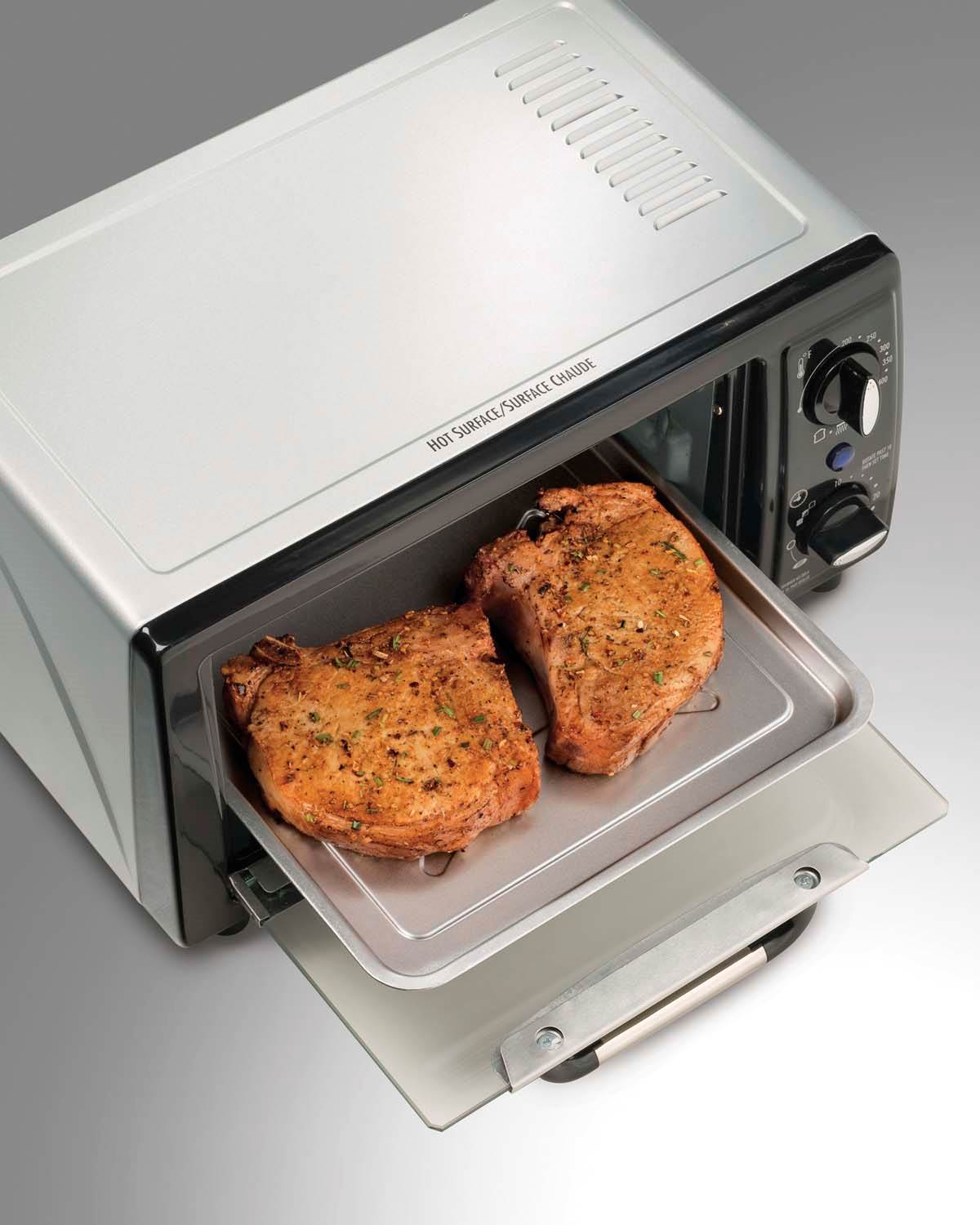 Proctor Silex 4-Slice Electric Counter-Top Toaster Oven with Timer (Open Box)