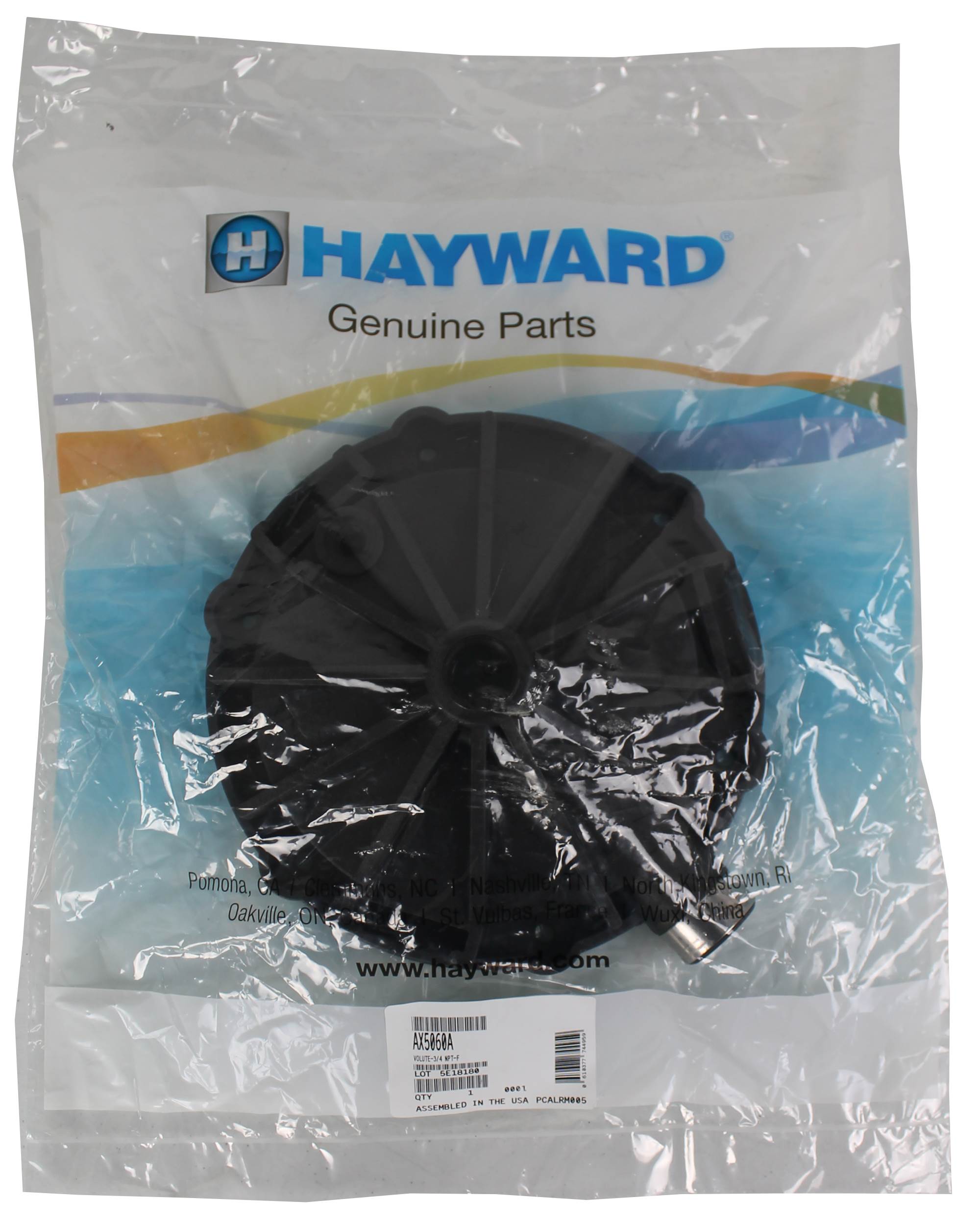 Hayward Booster Pump Volute for High Performance Cleaner Model 5500 (Open Box)