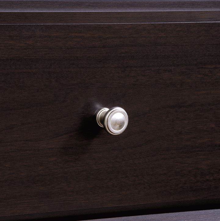 Sauder Camarin Collection Jamocha Wood Corner Console TV Stand (Open Box)