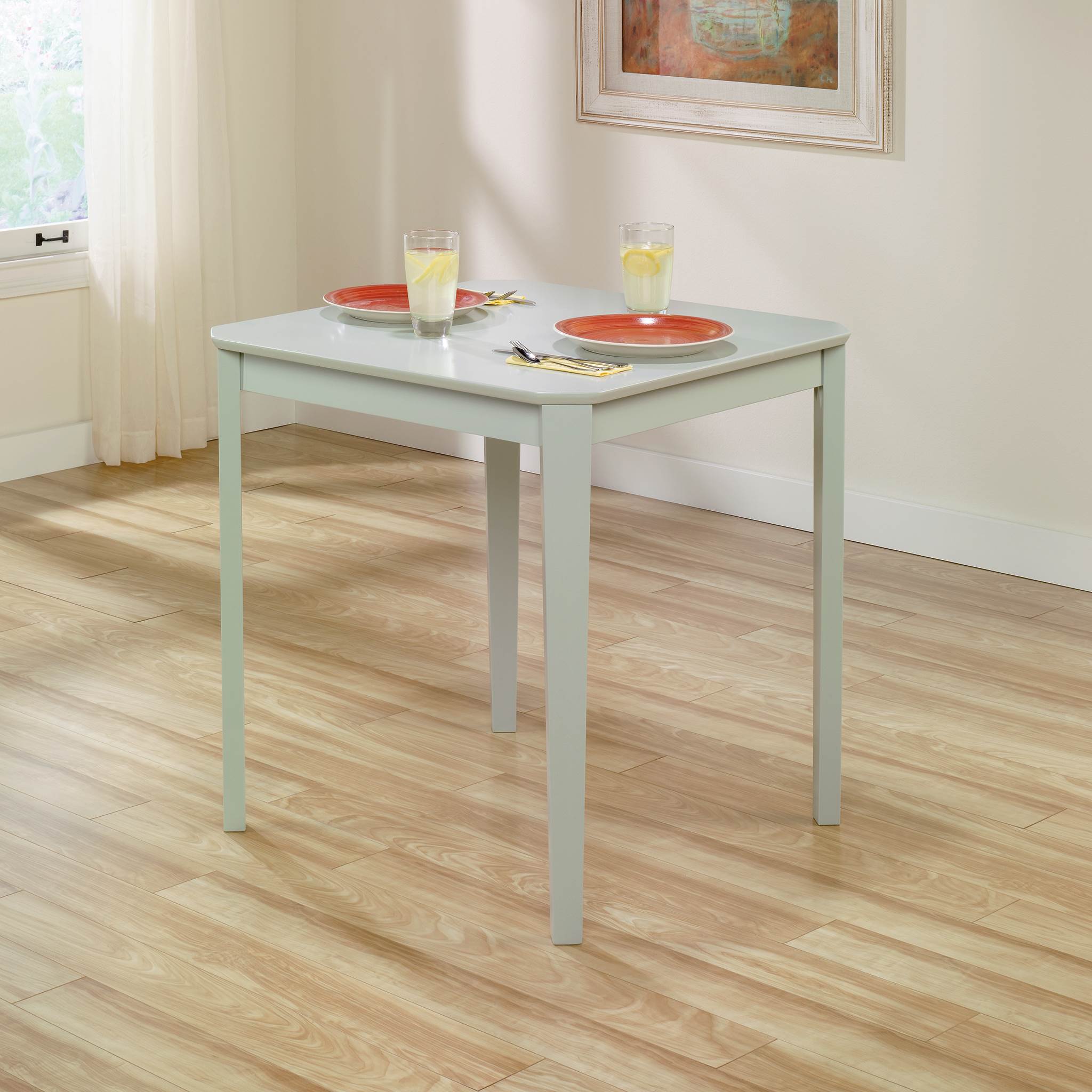 Sauder Furniture Cottage Dining Dinette Table - Rainwater Finish - Open Box
