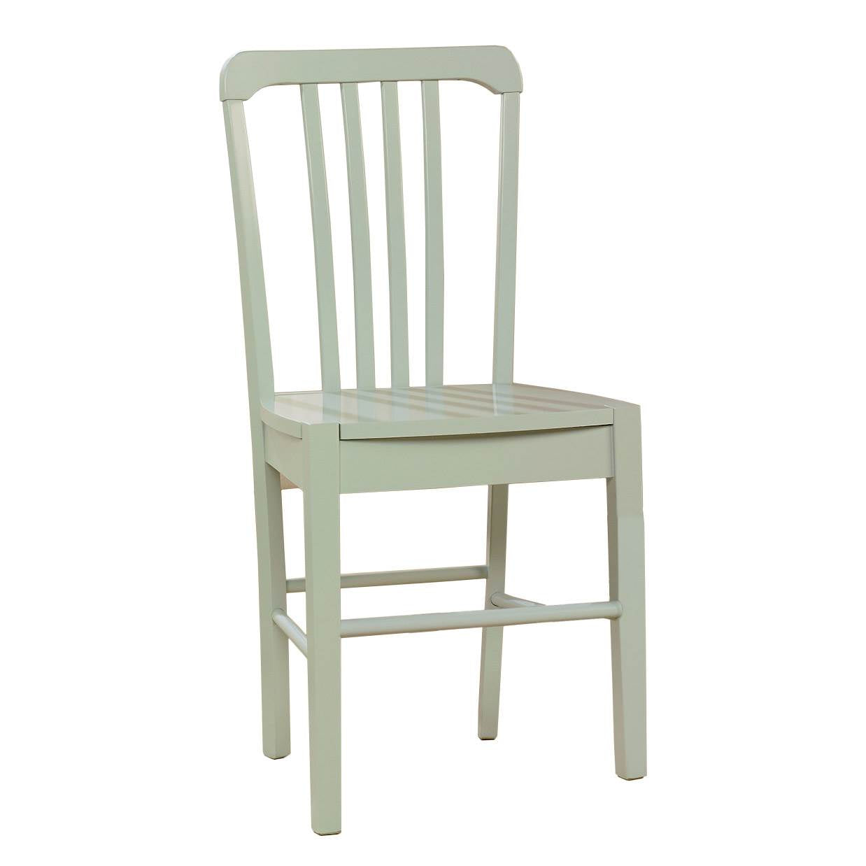 2)Sauder Furniture Original Cottage Slat Back Chairs Rainwater Finish- Open Box