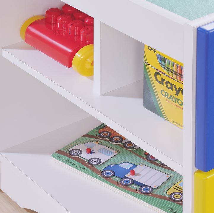 Sauder Furniture 417932 Children Kids Toy Block Lego Play Table (Damaged)