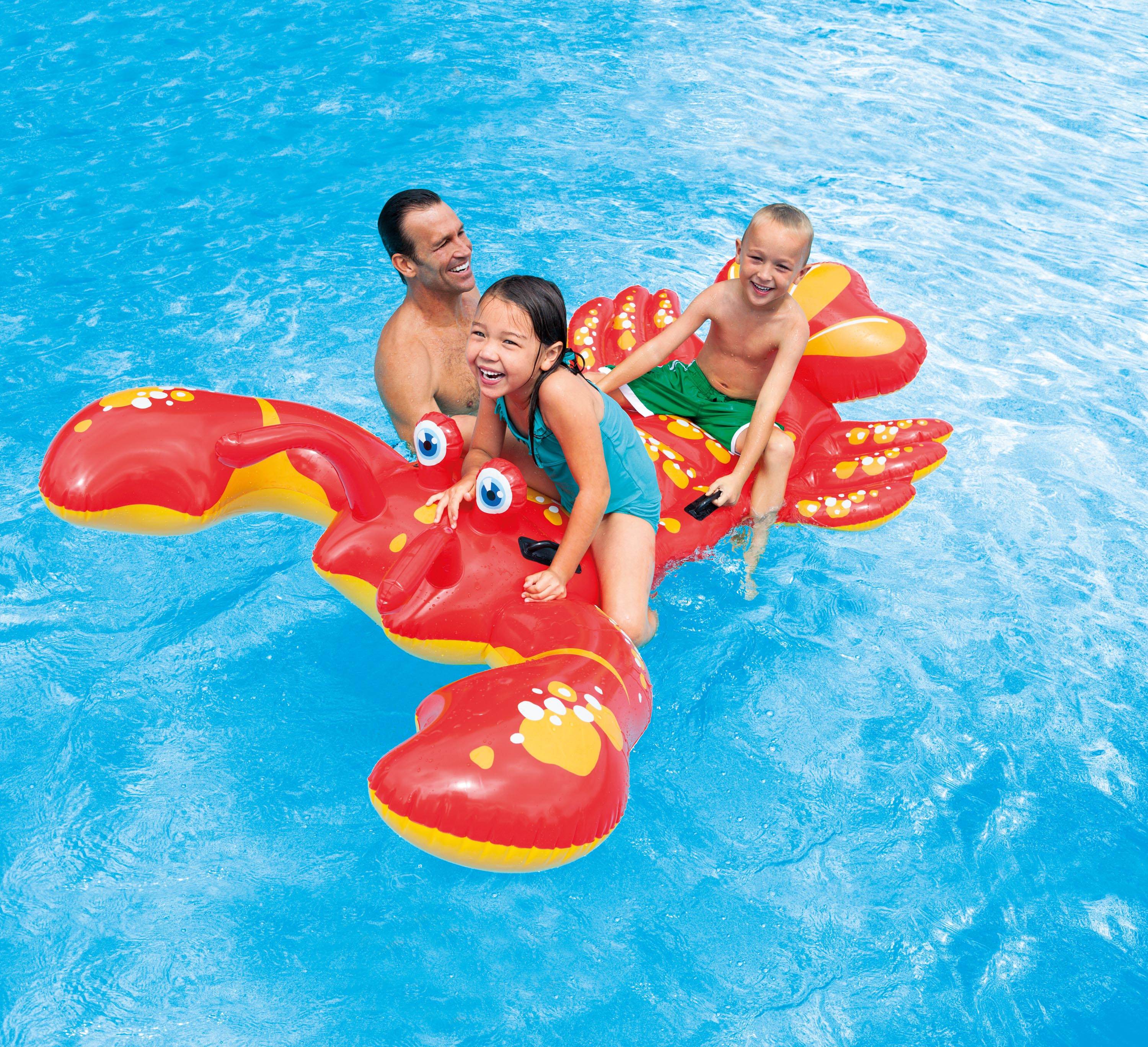 Intex Friendly Lobster Giant Inflatable Pool Ride-On Raft 57528EP (Open Box)