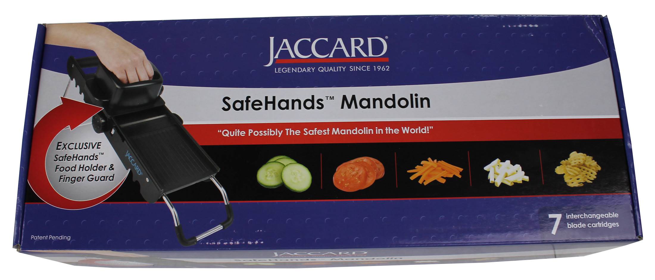 Jaccard 200421 Safe Hands Interchangeable Blade Mandolin Slicer (Used)