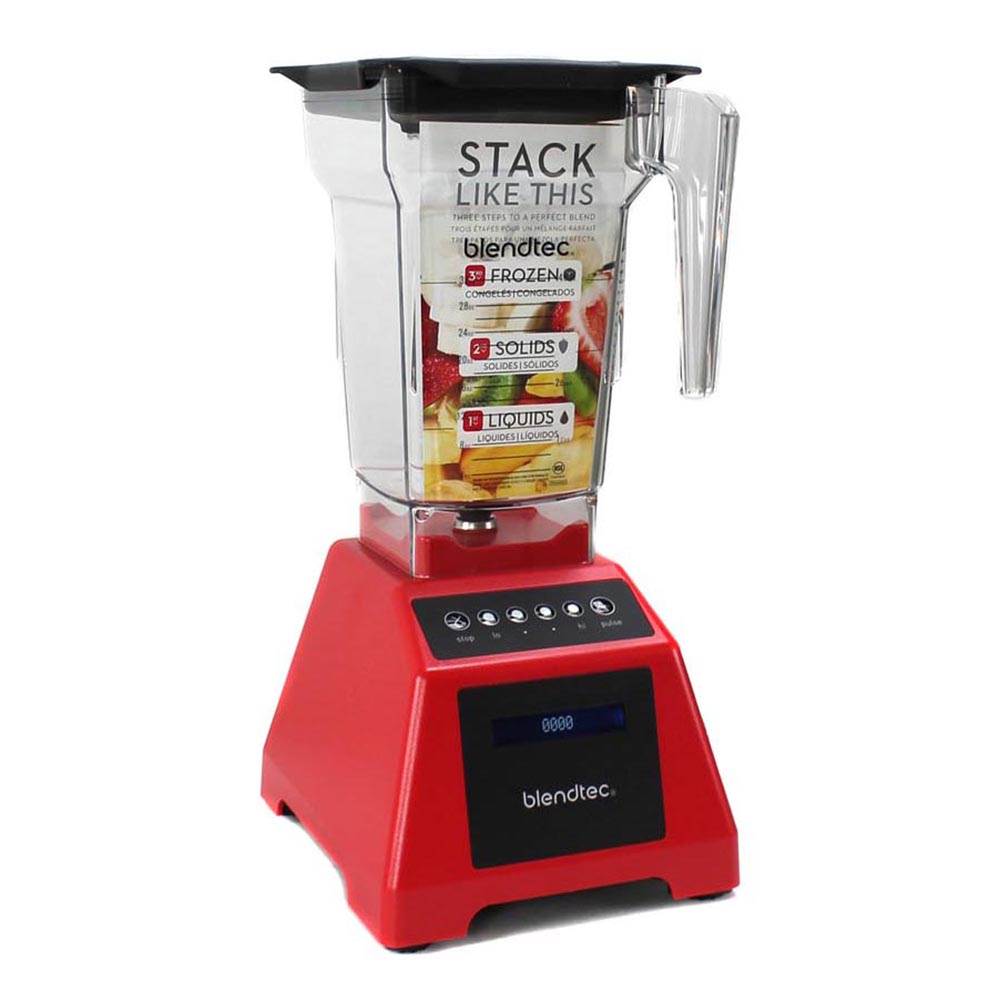 Blendtec Classic 560 1560W 3 Hp 4 Speed Kitchen Mixer Blender- Black, Red, White
