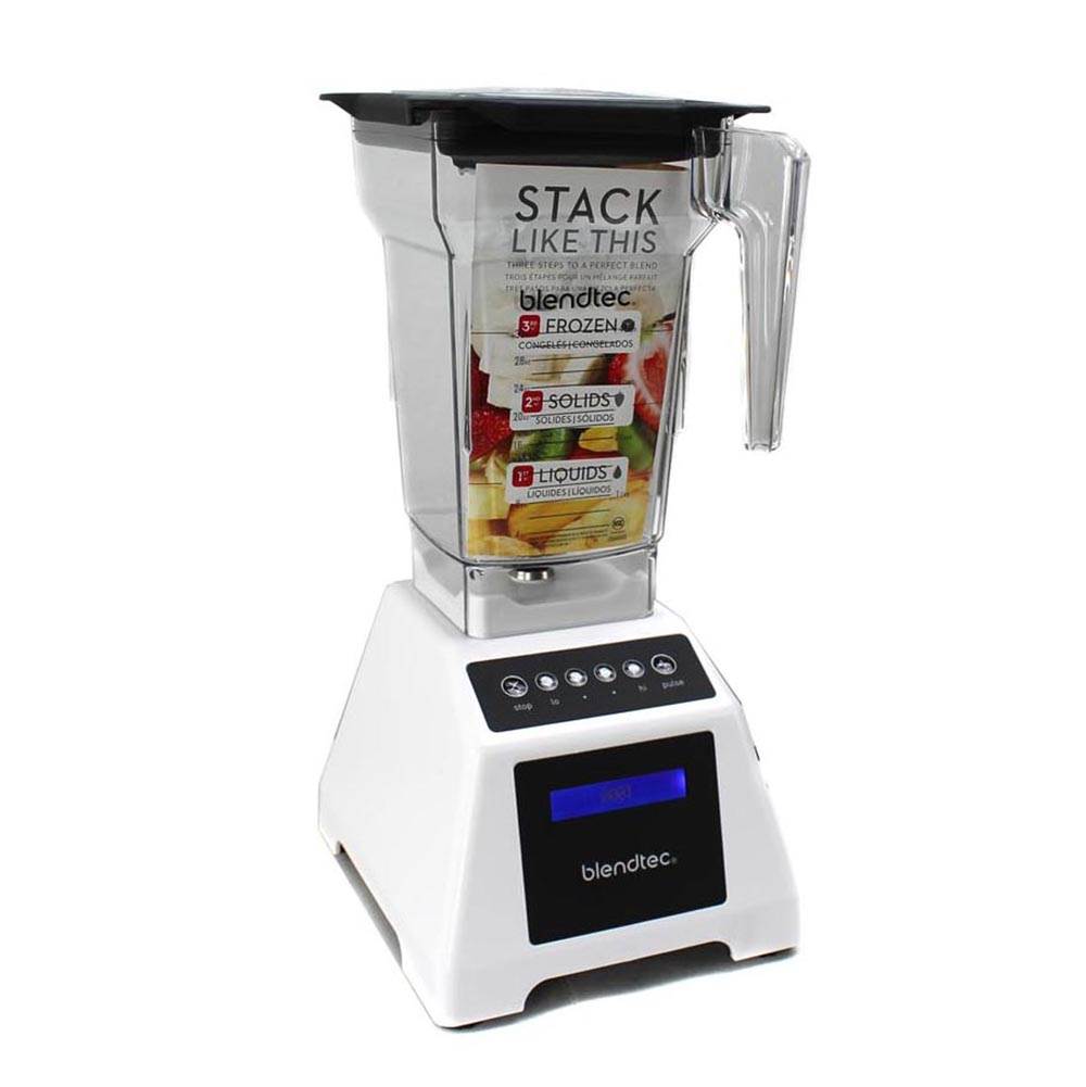 Blendtec Classic 560 1560W 3 Hp 4 Speed Kitchen Mixer Blender- Black, Red, White