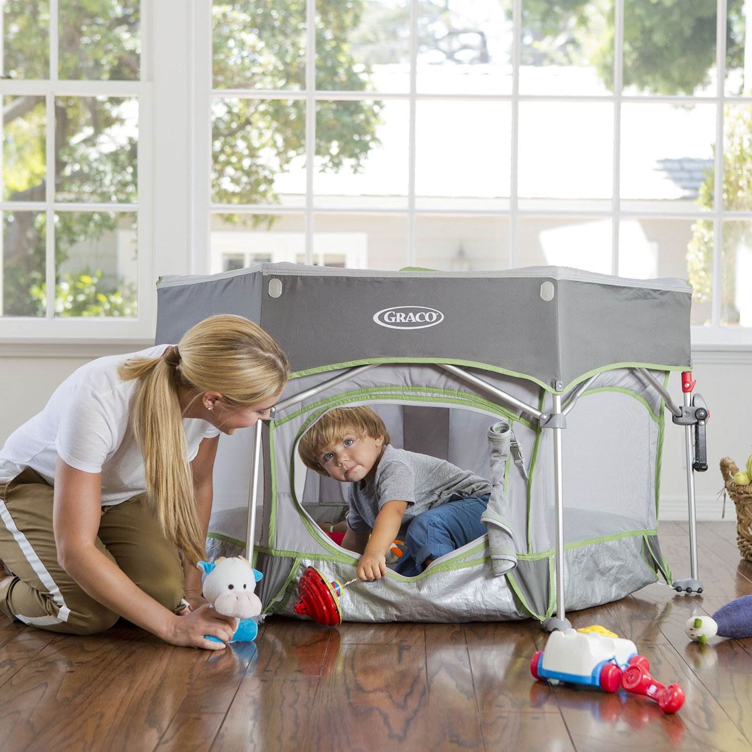 Graco Pack 'n Play Traveling Portable Outdoor Playard Sport, Parkside (Open Box)