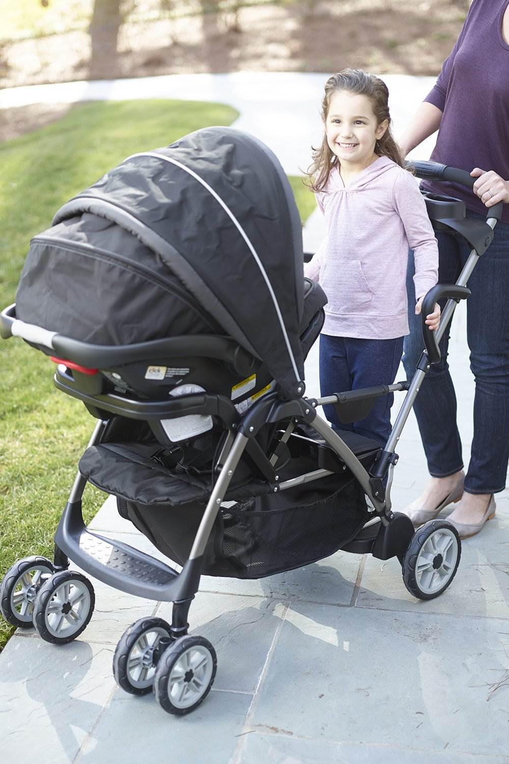 Graco RoomFor2 Duo Stand & Ride Double Stroller Classic Connect (Open Box)