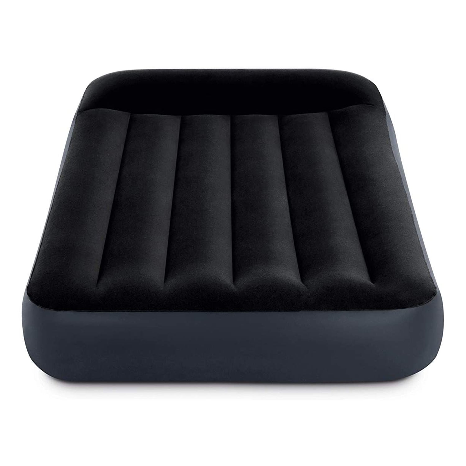 Intex Dura Pillow Rest Blow Up Mattress Air Bed Built In Pump, Twin (Open Box)