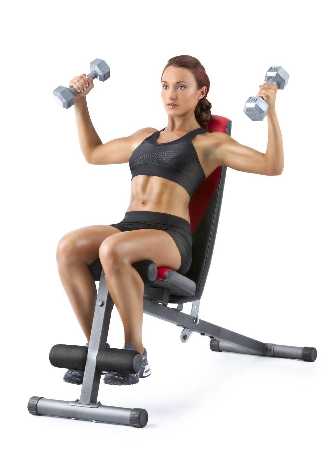 Weider Pro 255 L Slant Board Ab Bench Personal Home Gym Workout (Open Box)