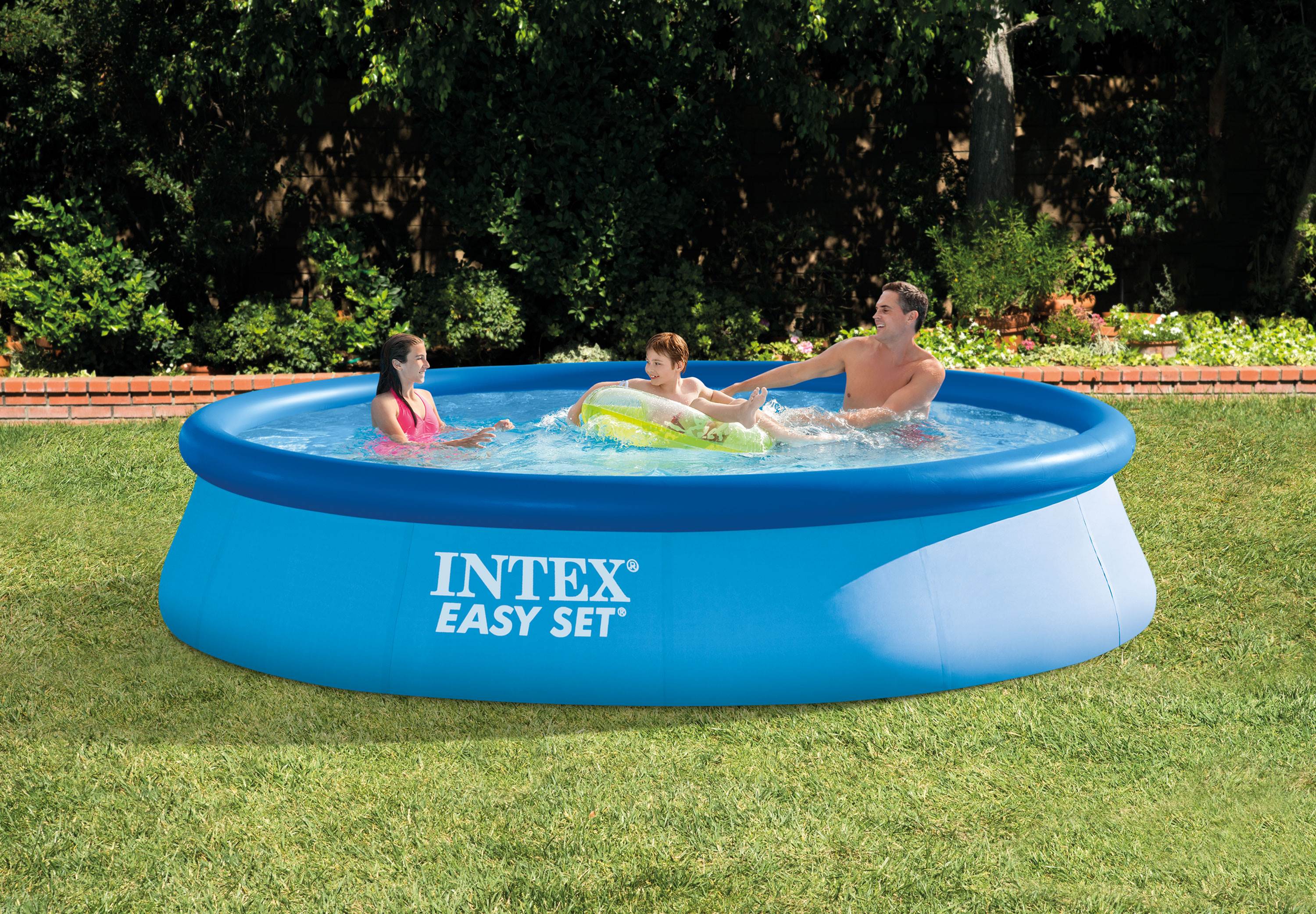 Intex 13' x 33" Easy Set Above Ground Backyard Swimming Pool 28143EH (Open Box)