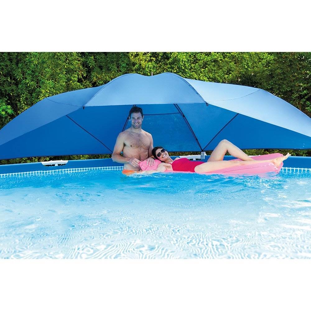 Intex Pool Shade Canopy for Metal & Ultra Frame Above Ground Pools (Open Box)