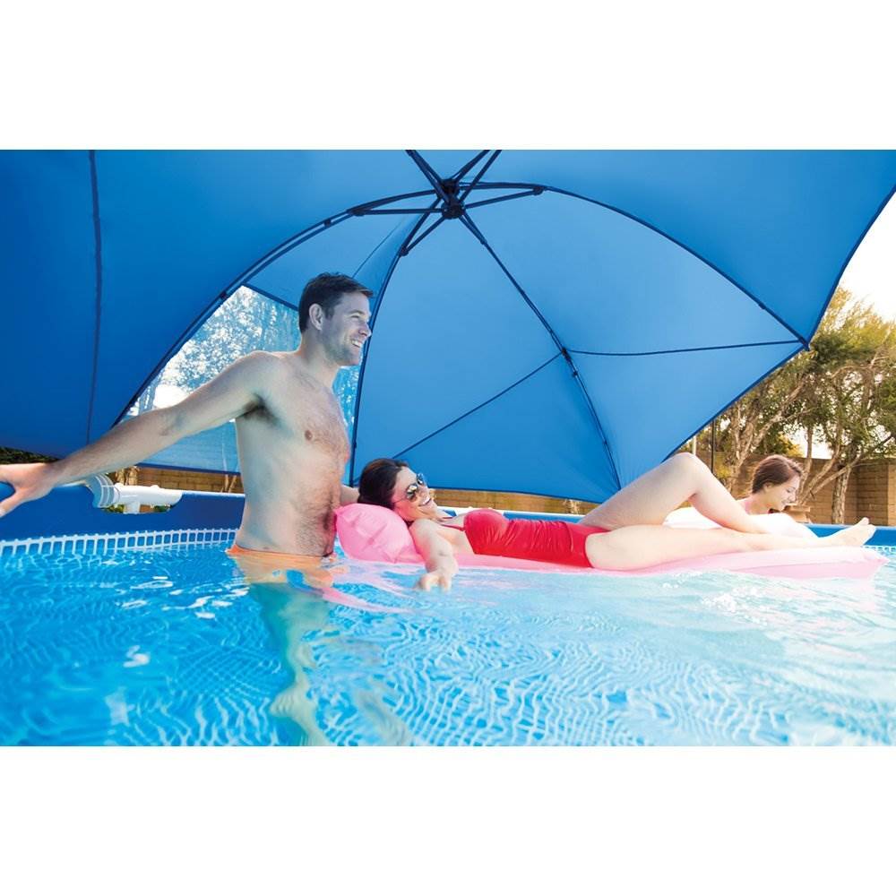 Intex Pool Shade Canopy for Metal & Ultra Frame Above Ground Pools (Open Box)