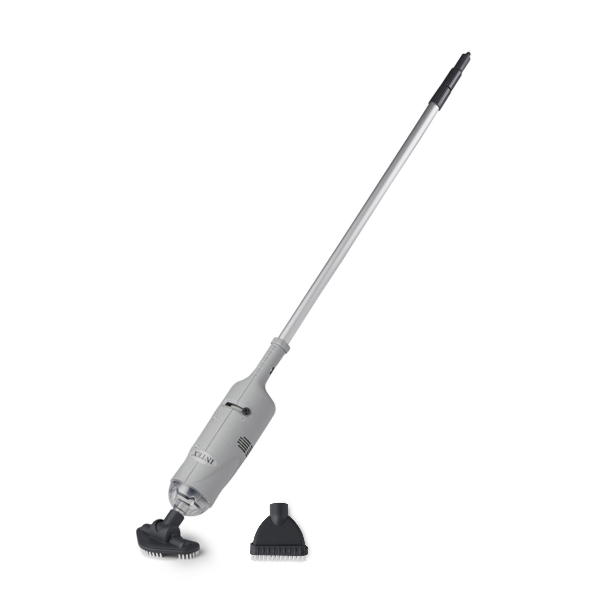Intex 28620E Manual Rechargeable Handheld Swimming Pool Vacuum Cleaner, Gray - VMInnovations