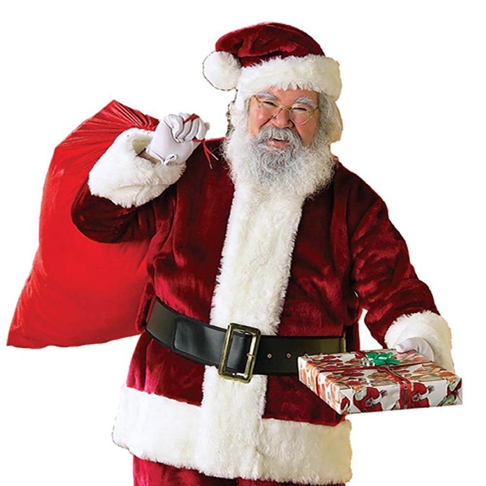Rubies Regency Plush Christmas Santa Claus Suit Adult Mens Costume XL (Open Box)